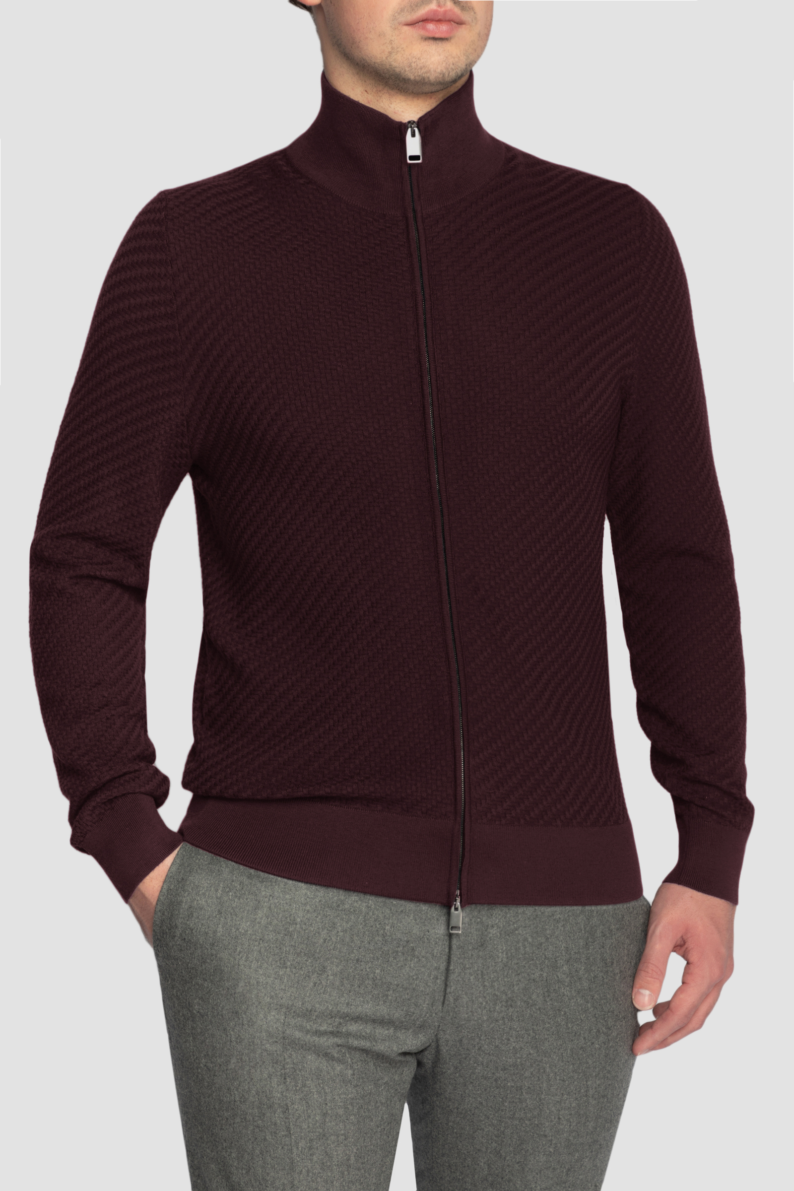 Кардиган Brioni купить в Москве за 53000 рублей (Пол: мужской Цвет: т ...