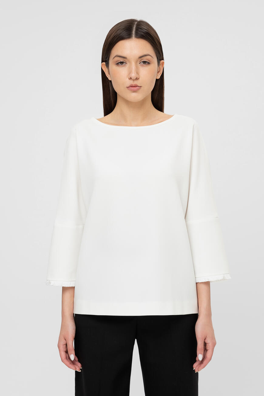 

Блуза Max Mara С Цельнокроеными Рукавами, Белый
