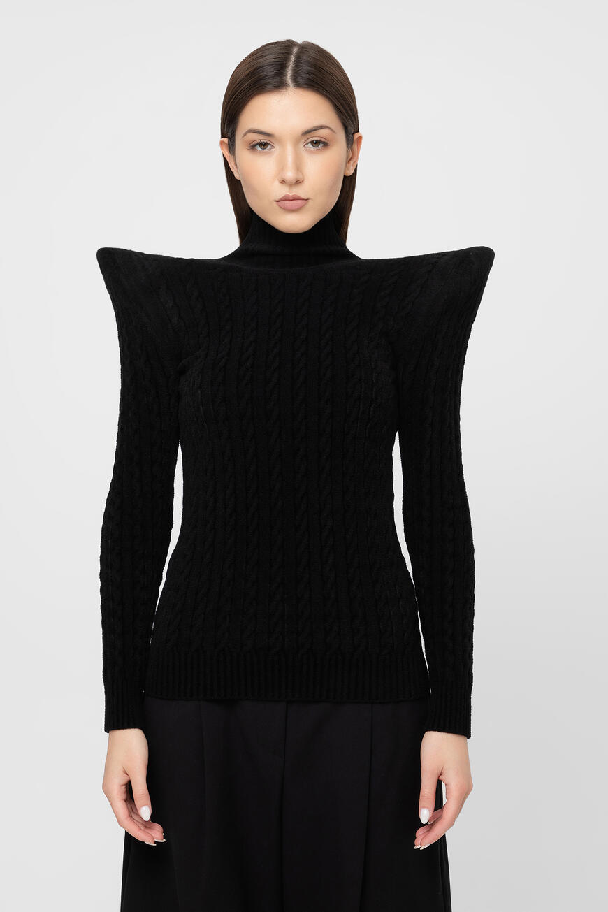 

Свитер Balenciaga Модель Pagoda, Черный