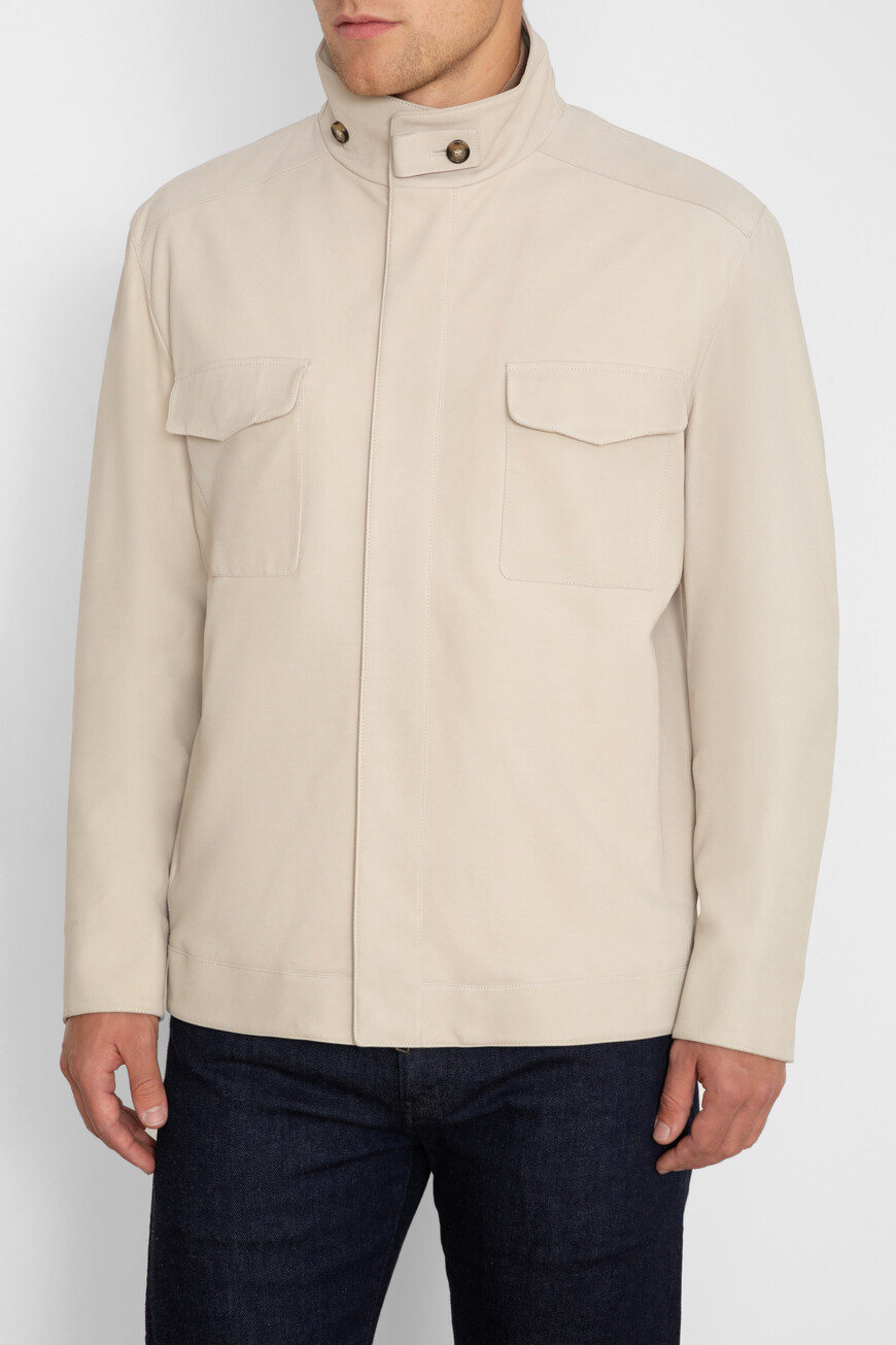 

Куртка Loro Piana Модель Traveller Biker, Св.бежевый