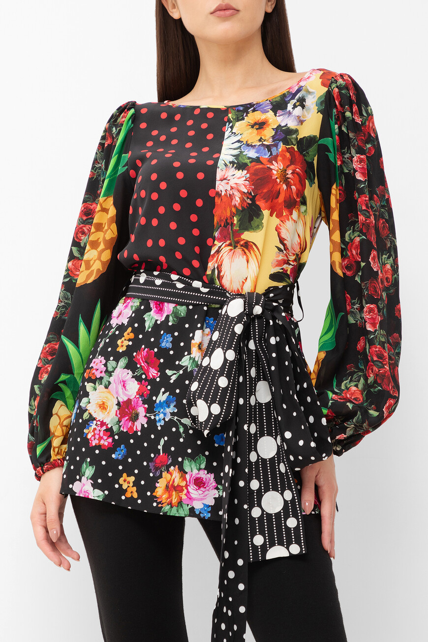 

Блуза Dolce & Gabbana Черный/Цветной