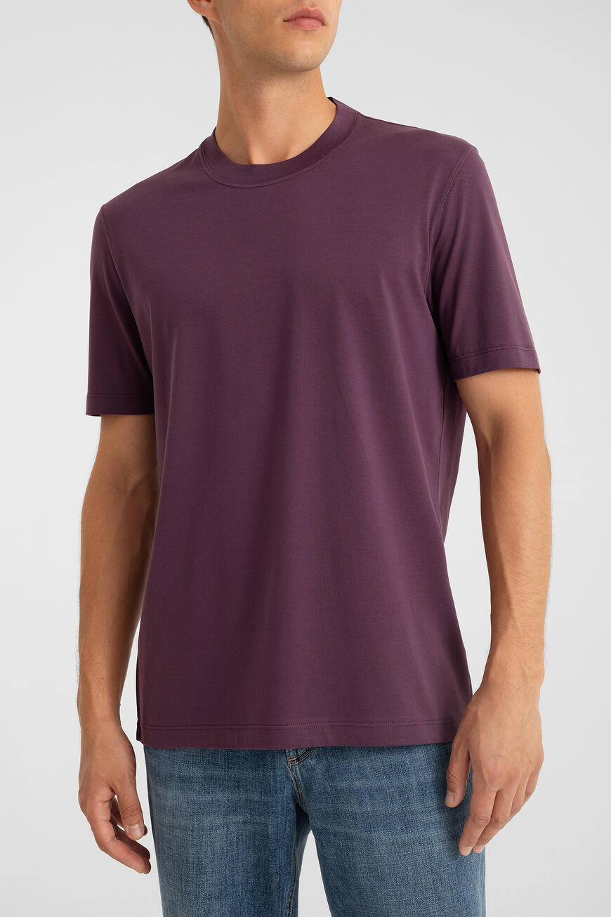 

Футболка Brunello Cucinelli, Баклажановый