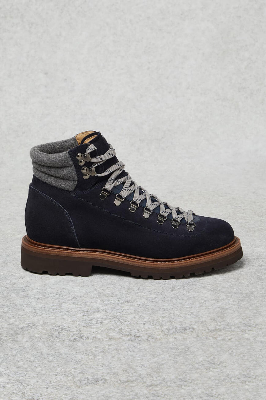 

Ботинки Brunello Cucinelli Модель Mountain, Т.синий