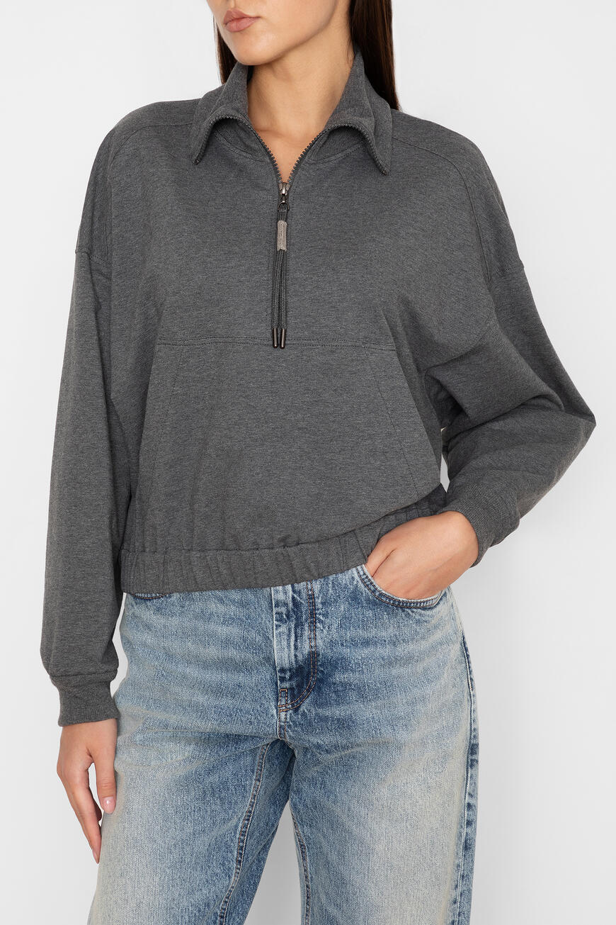 

Худи Brunello Cucinelli, Т.серый