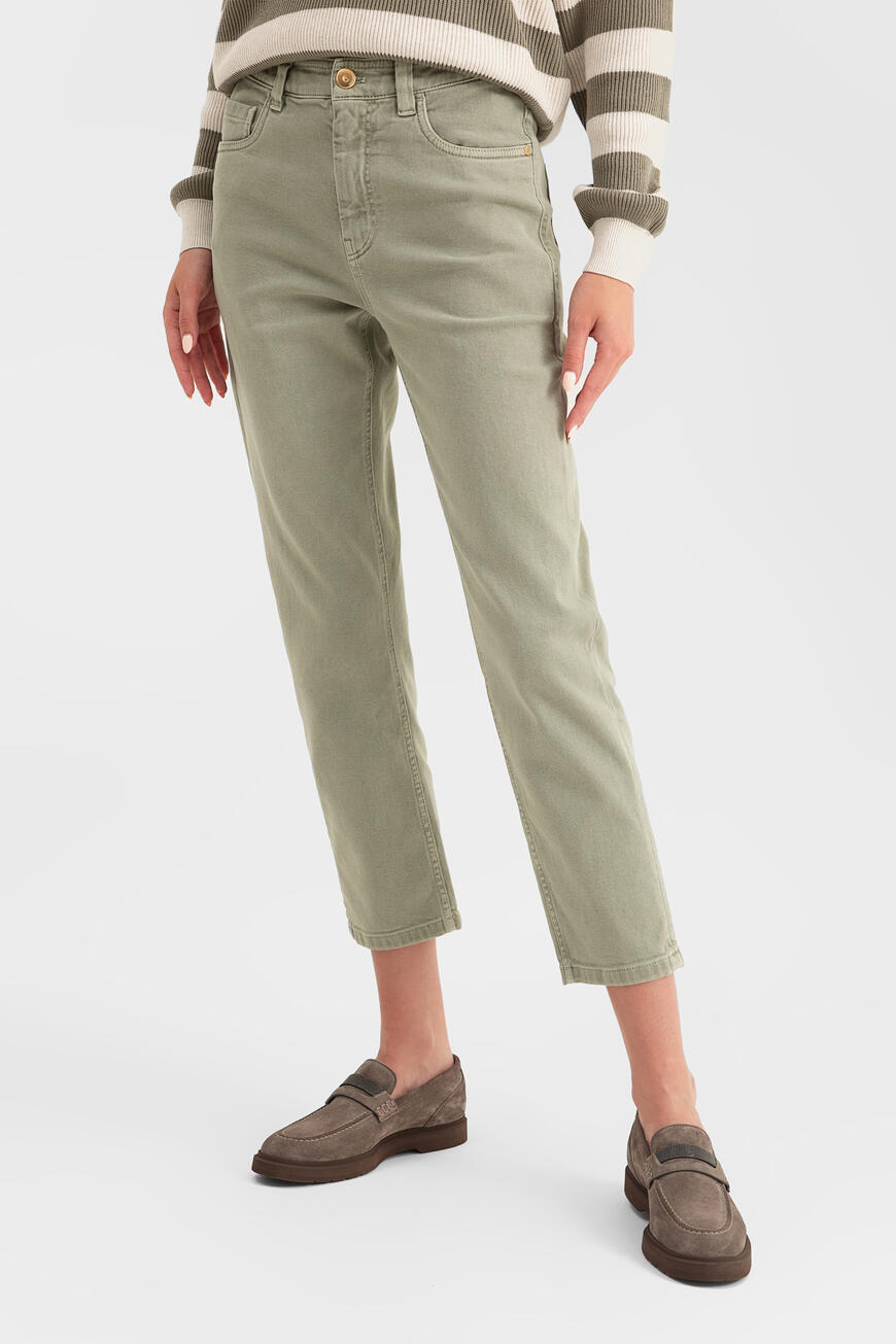 

Джинсы Regular Fit Brunello Cucinelli, Оливковый