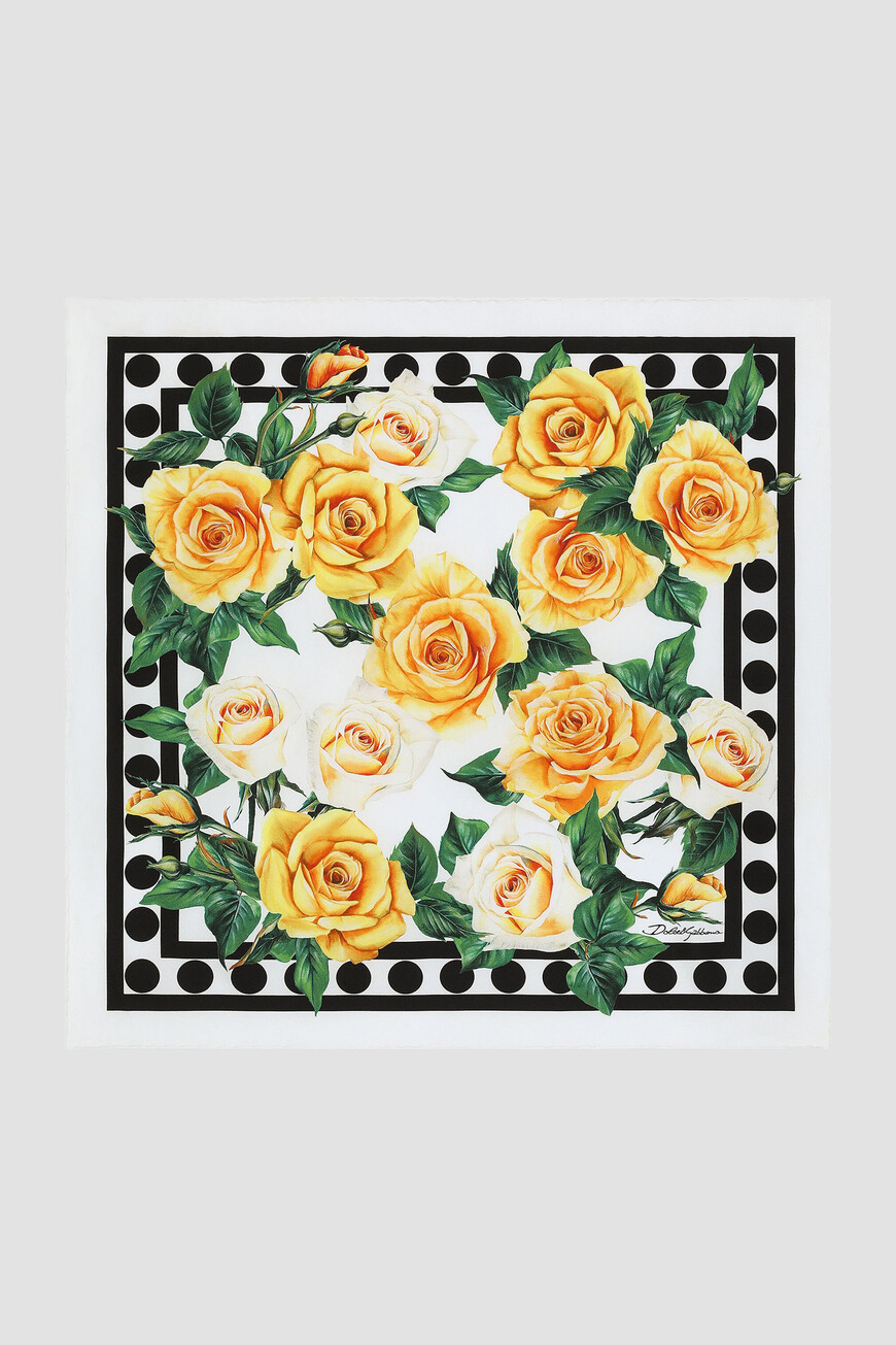 Платок Dolce & Gabbana Модель Из Коллекции Flowering