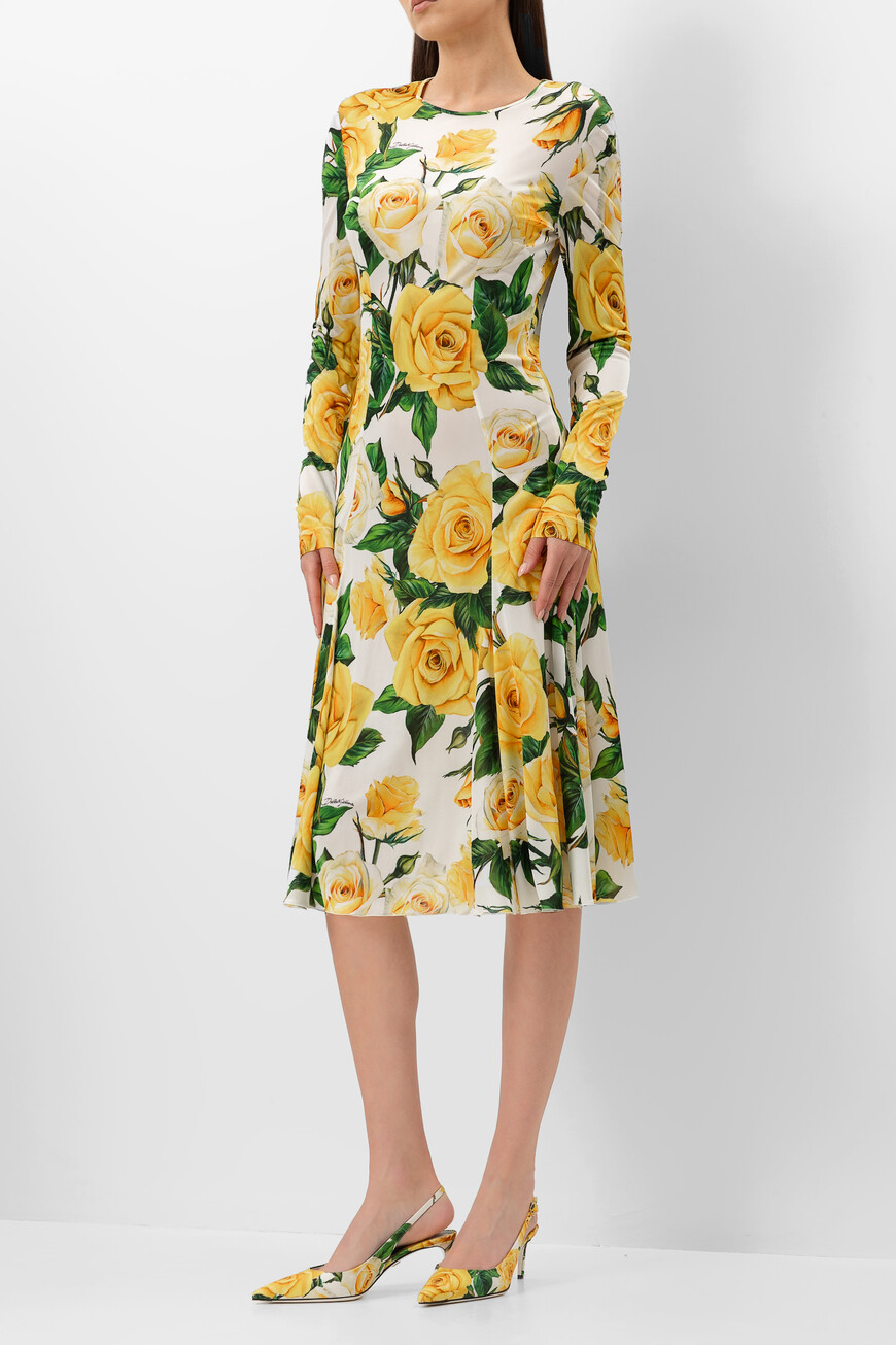 Платье Dolce & Gabbana Модель Из Коллекции Flowering