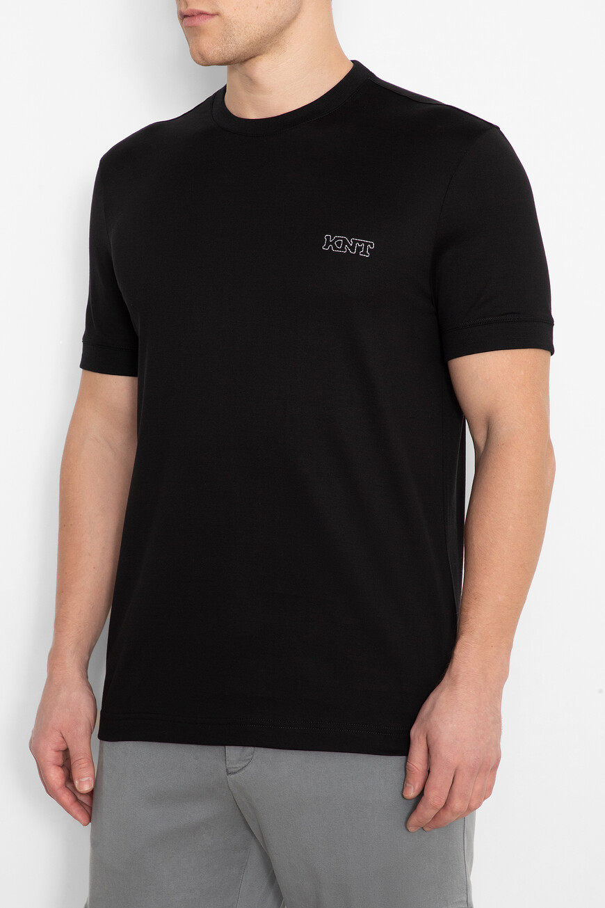 

Футболка Kiton Модель Из Коллекции Knt, Черный