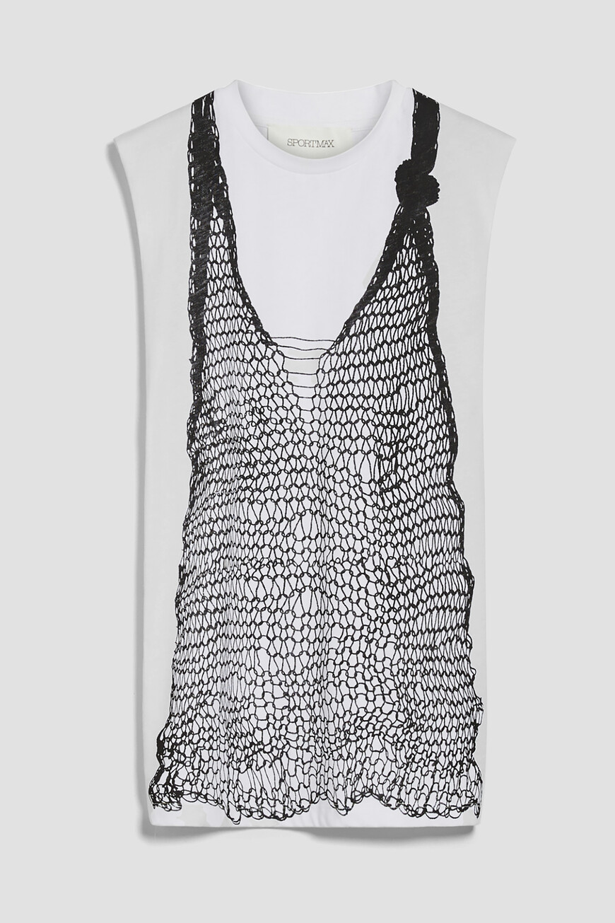 

Футболка Max Mara, Белый/черный