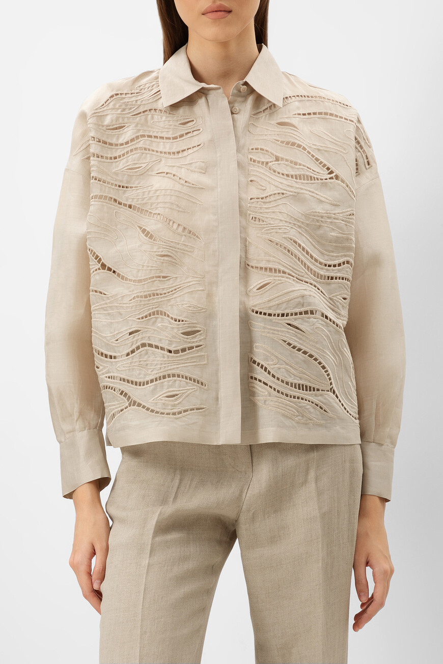 

Блуза Max Mara, Бежевый