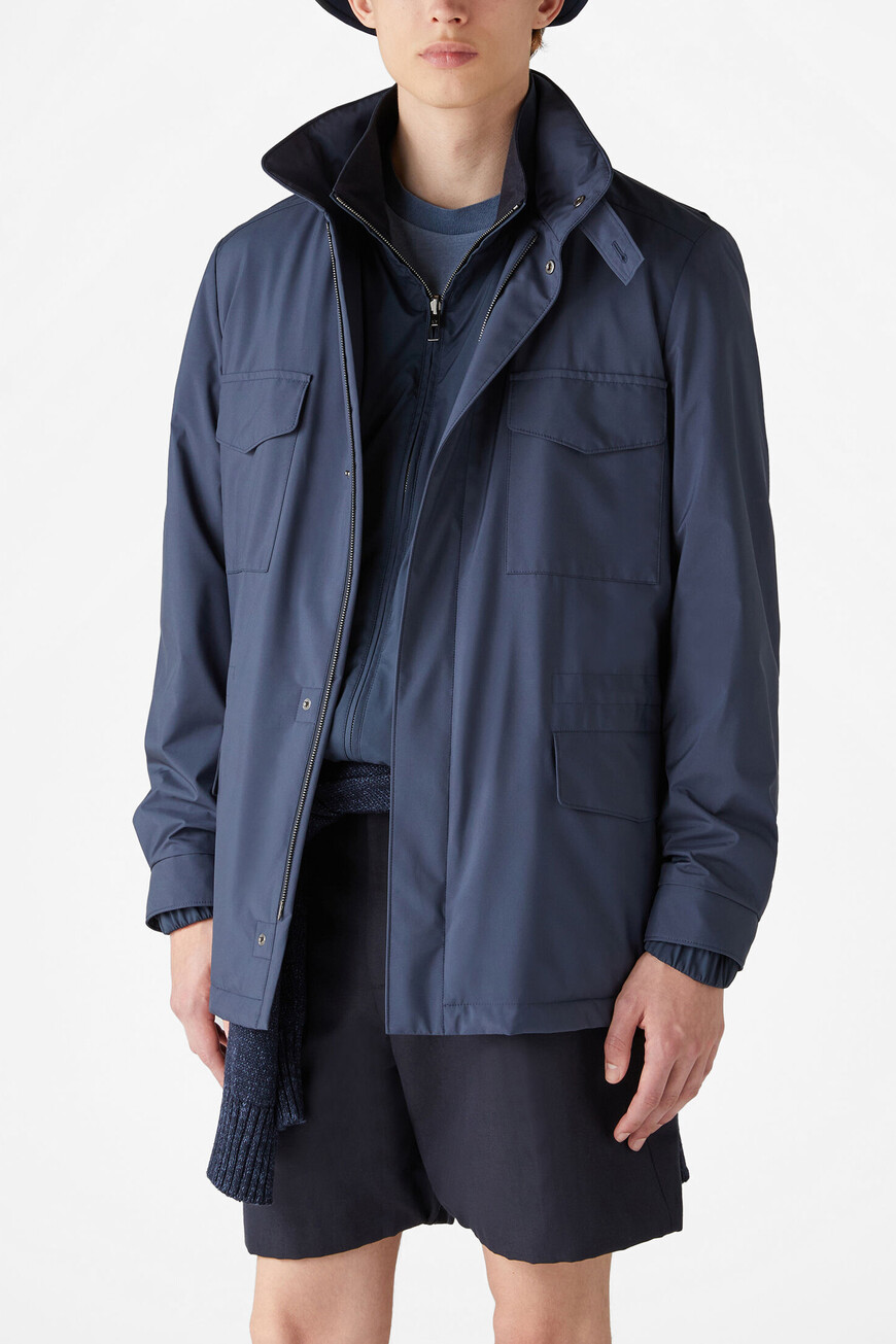 

Куртка Loro Piana Модель Traveller, Т.синий