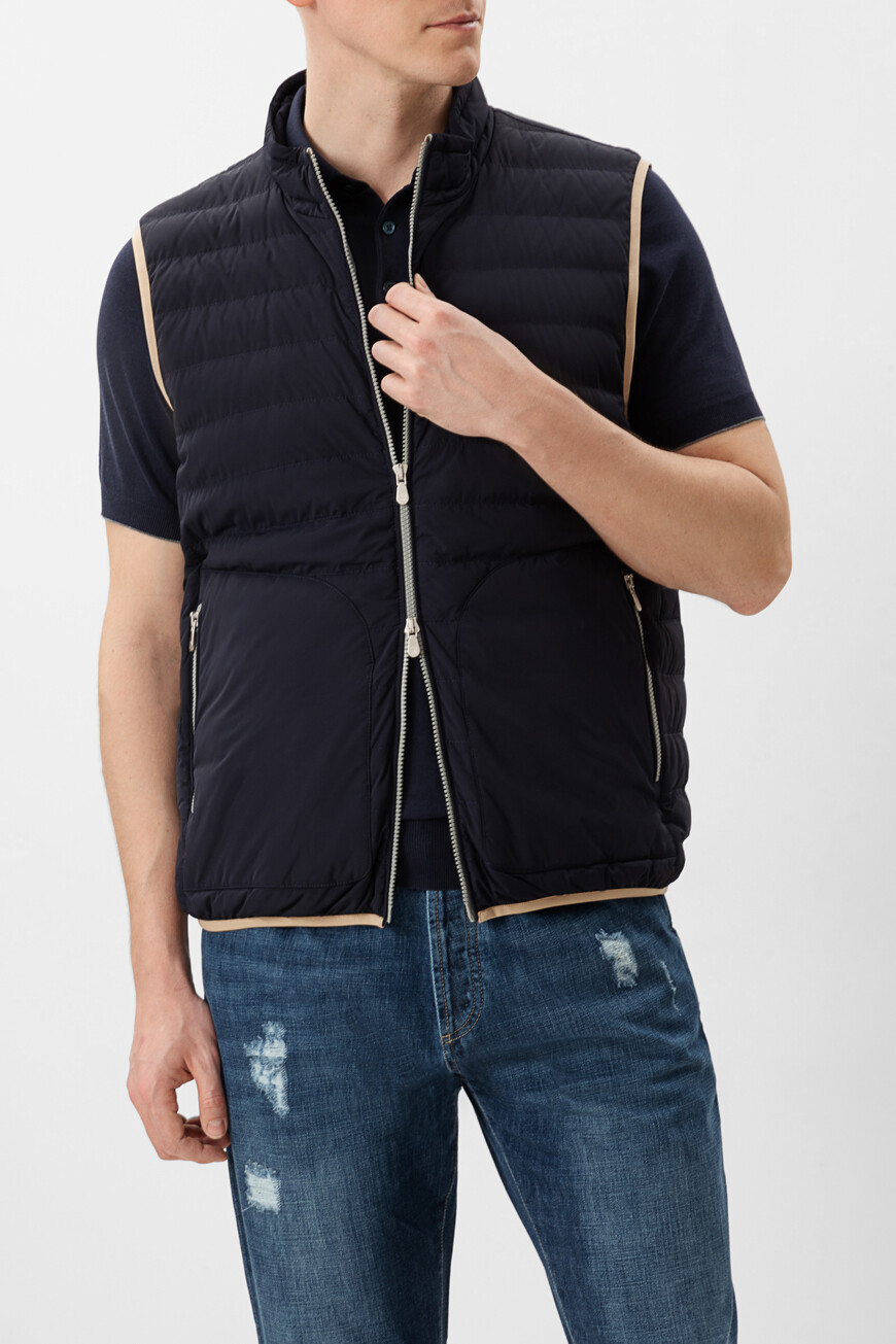 

Жилет Brunello Cucinelli, Т.синий