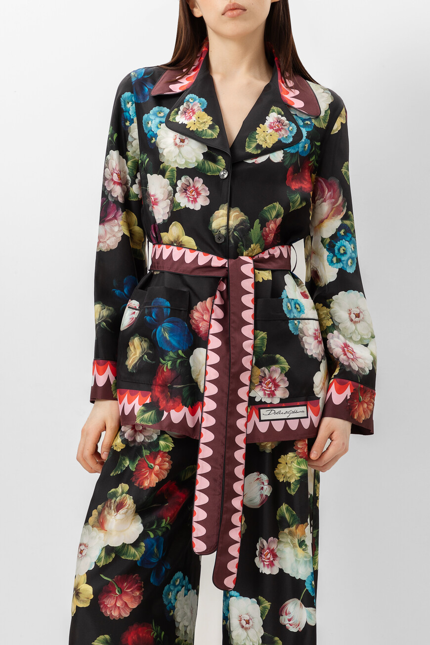 Рубашка Dolce & Gabbana Модель Из Коллекции Flower Power
