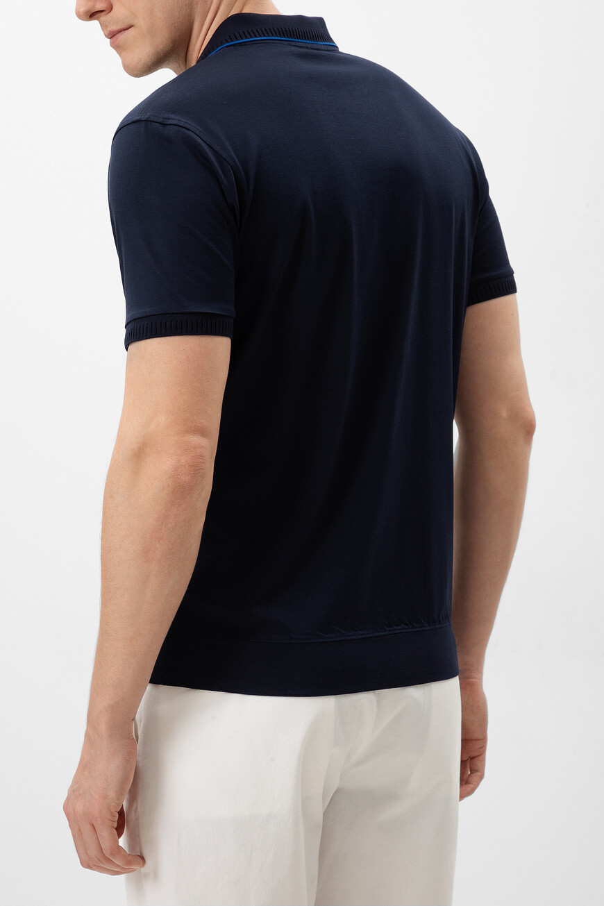 

Поло Emiliano Zapata, Синий/т.синий