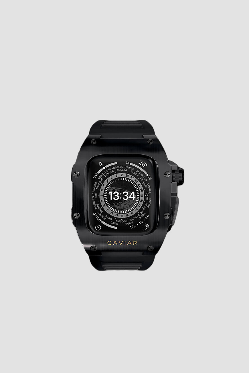 Чехол Для Часов Caviar Apple Watch 7,8,9 Cases Schwarz