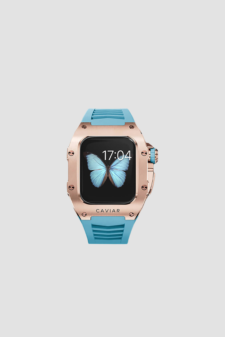 Чехол Для Часов Caviar Apple Watch 7,8,9 Cases Azure