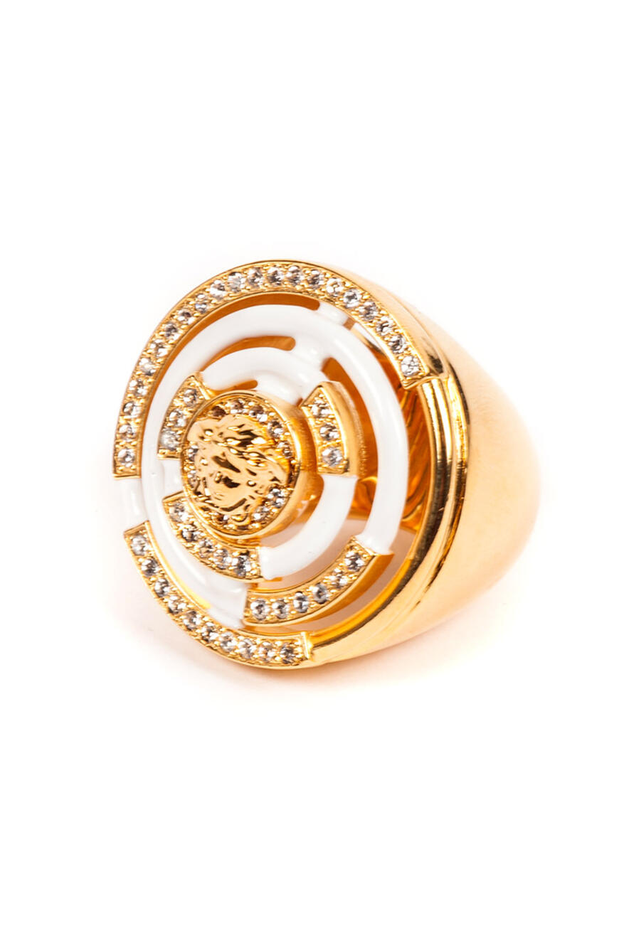 Кольцо версаче женское золотое