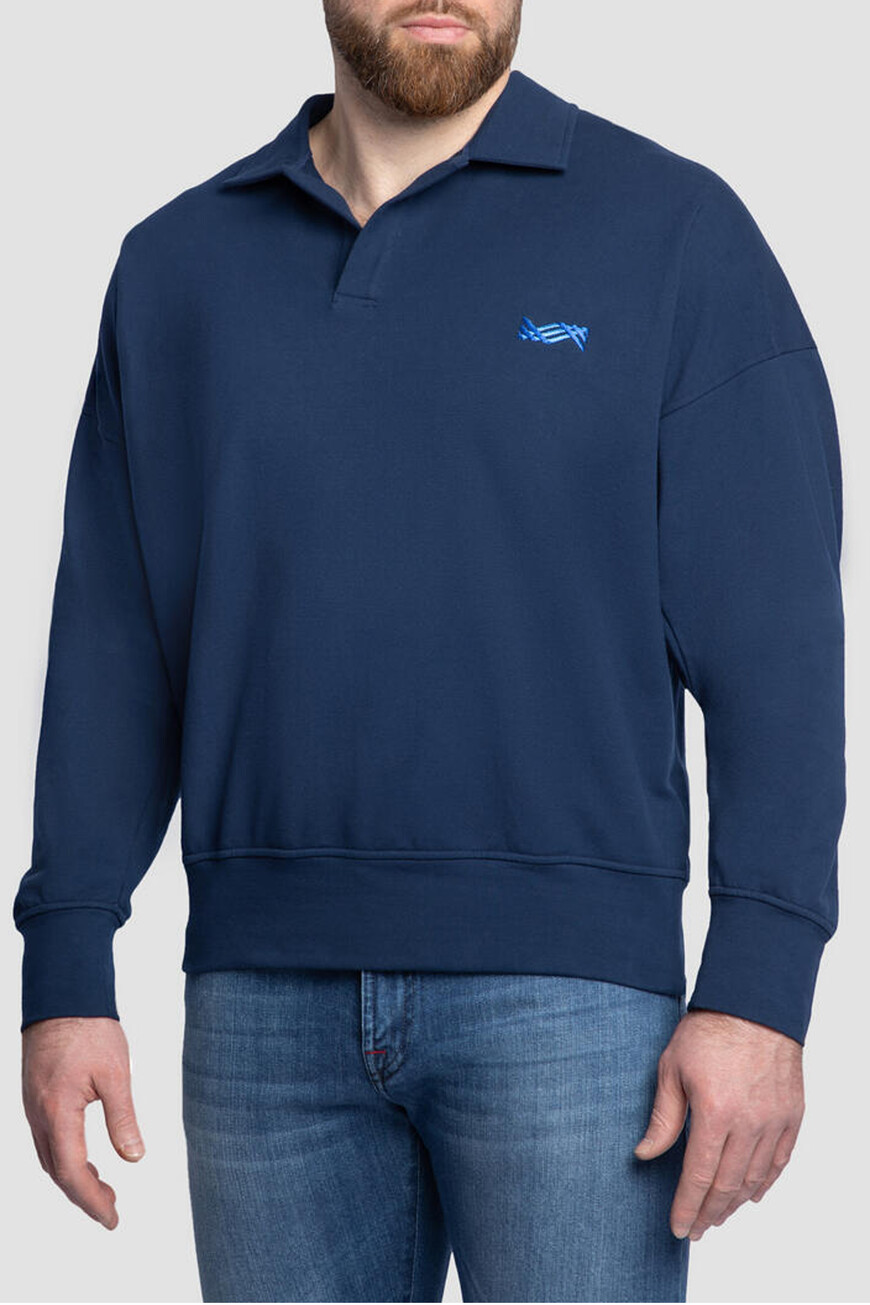 

Свитер Kiton Модель Из Коллекции Knt, Т.синий