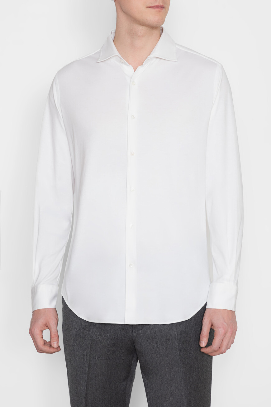 

Рубашка Loro Piana Модель Andrew, Белый