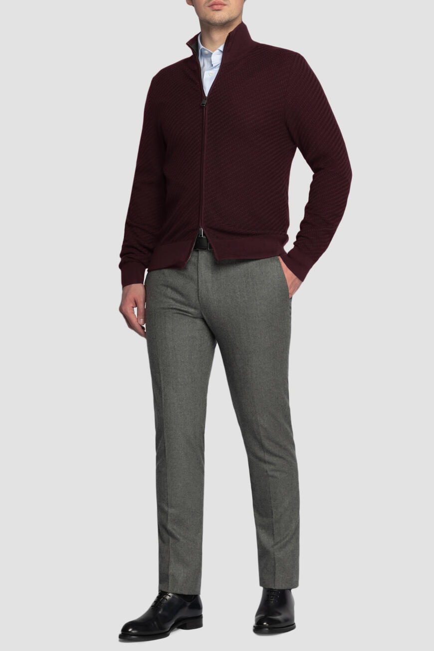 Кардиган Brioni купить в Москве за 53000 рублей (Пол: мужской Цвет: т ...