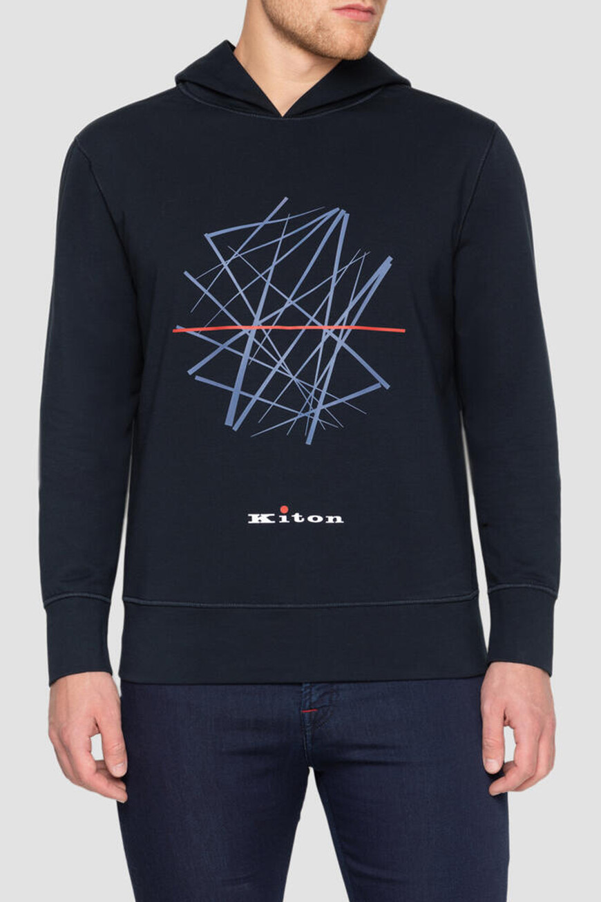 

Худи Kiton, Т.синий