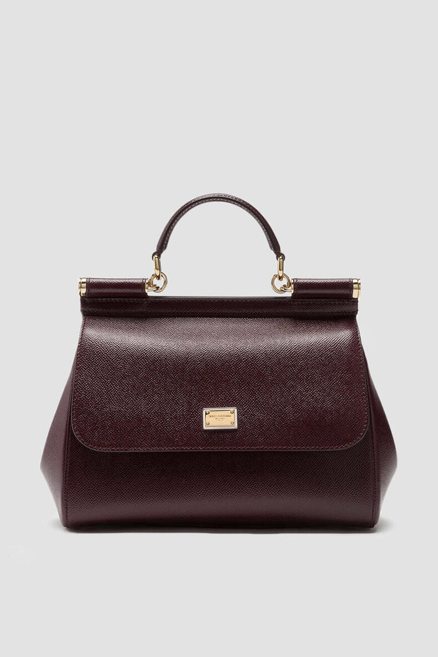 

Сумка Dolce & Gabbana Модель Sicily, Бордовый
