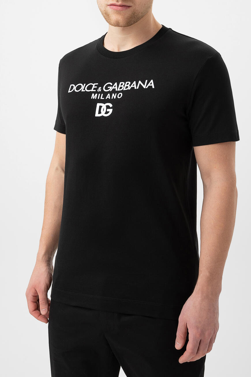 

Футболка Dolce & Gabbana Модель Из Коллекции Essential, Черный