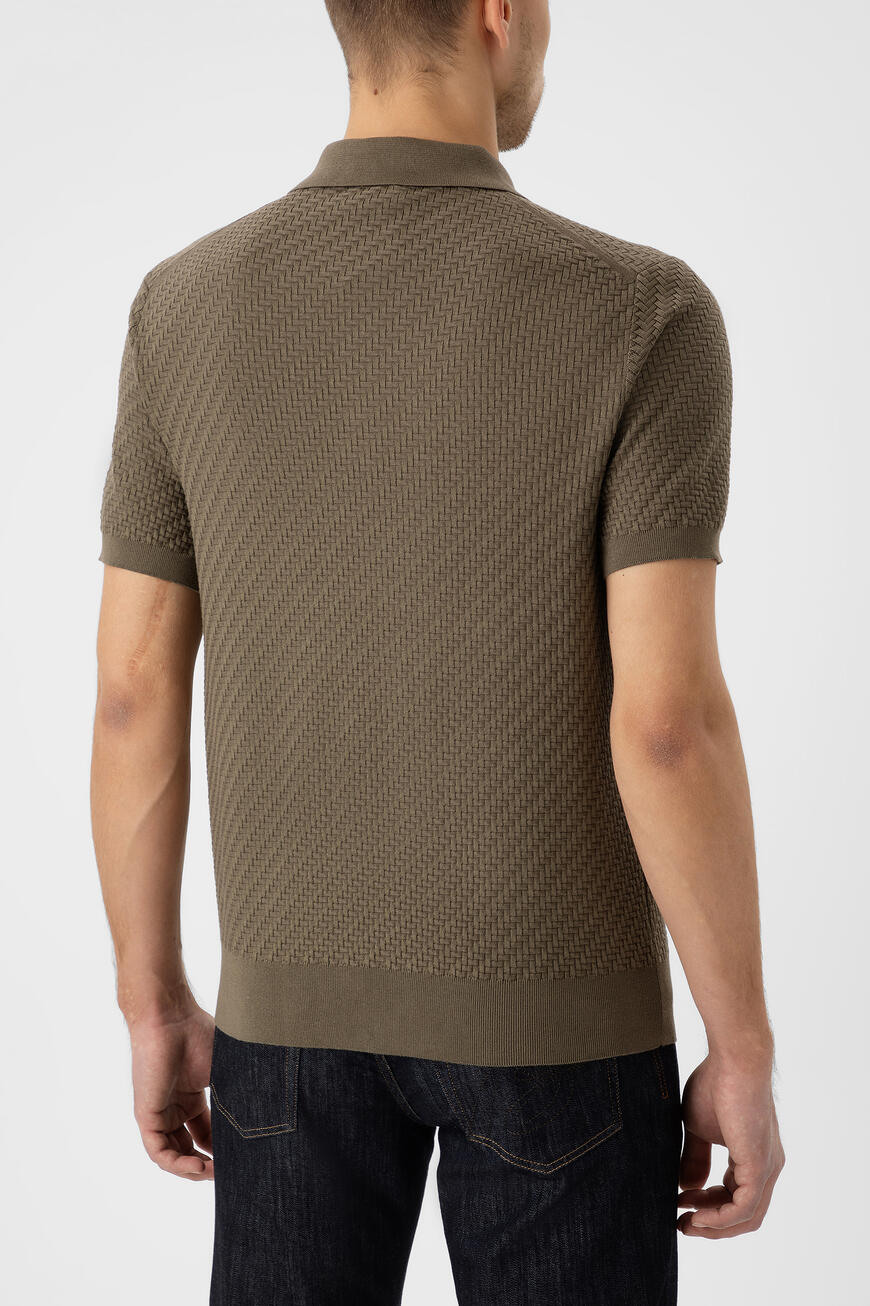 Поло Brioni купить в Москве за 50625 рублей (Пол: мужской Цвет: хаки ...