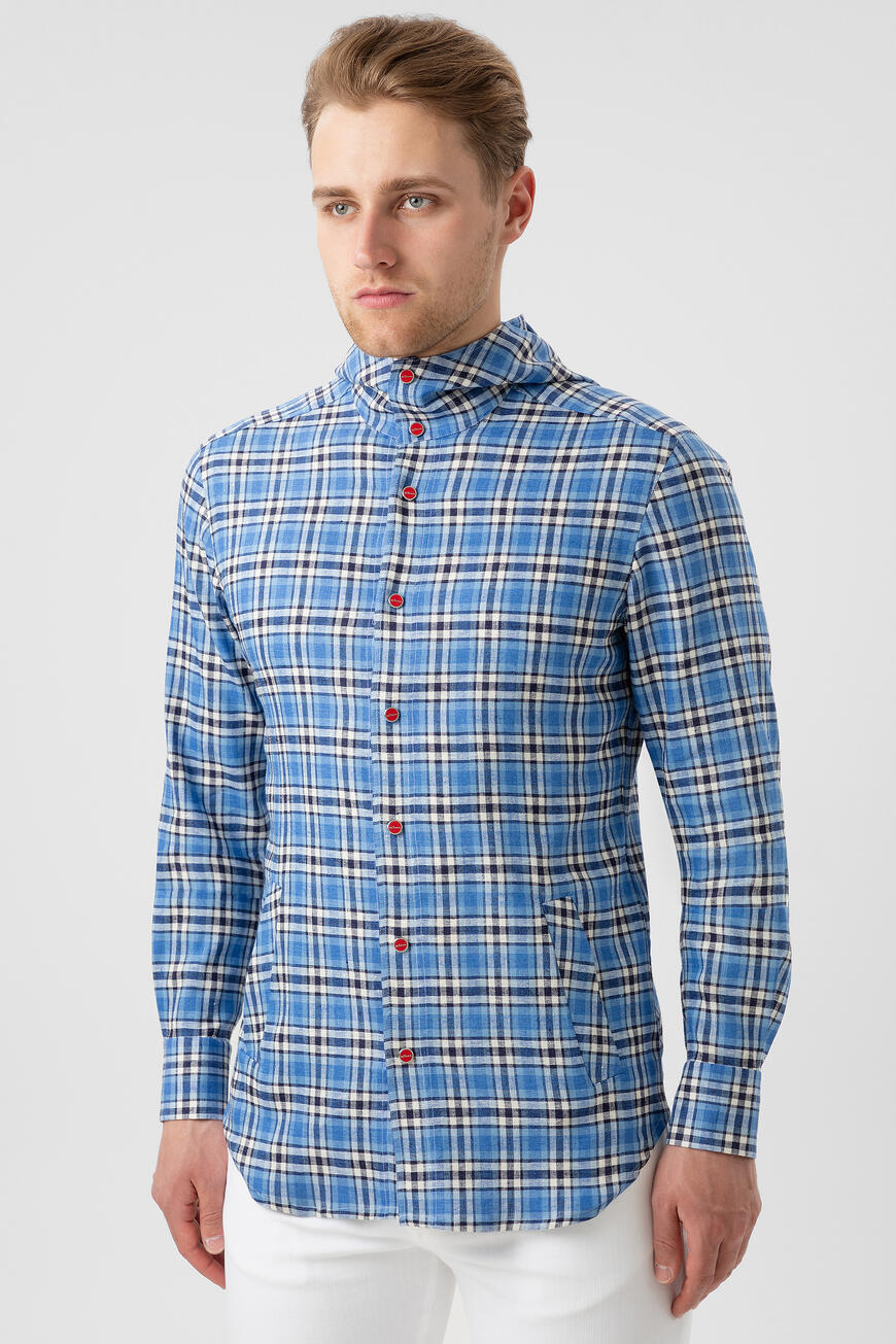 

Рубашка Kiton, Св. синий