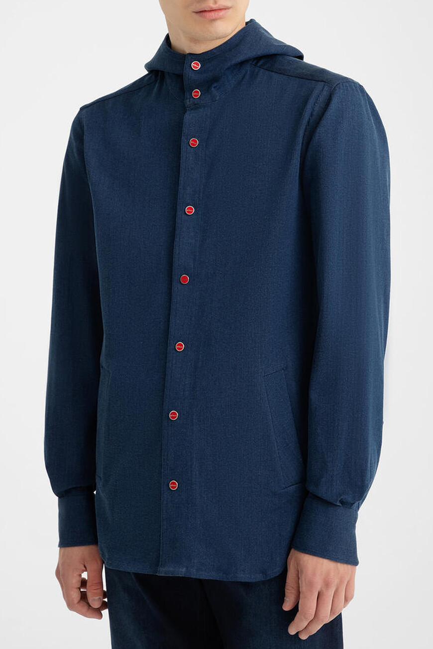 

Рубашка Kiton, Синий