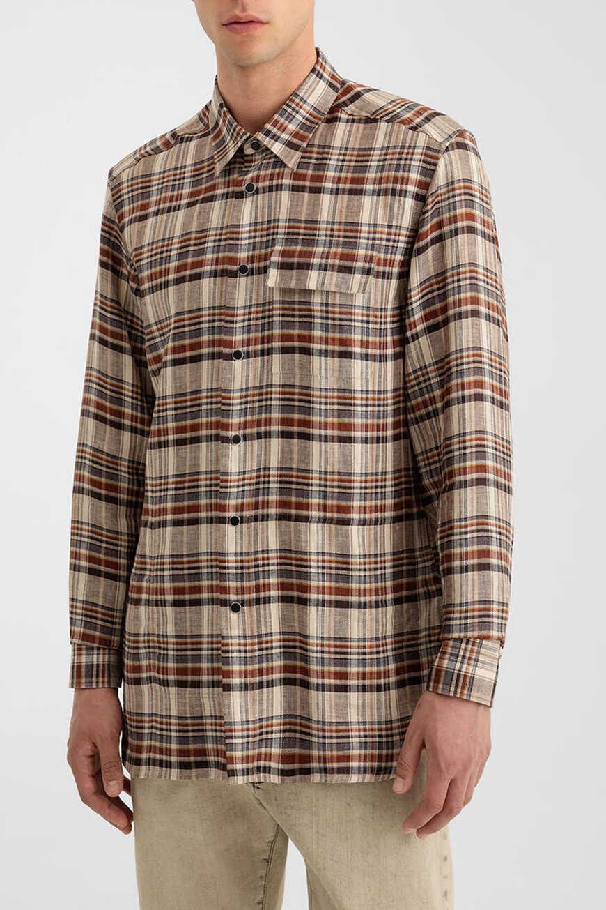 

Рубашка Kiton, Коричневый