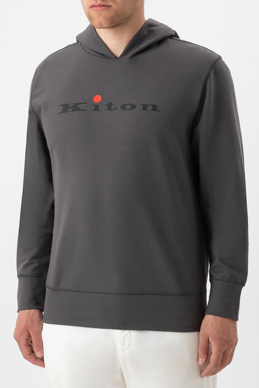 

Худи Kiton, Т.серый