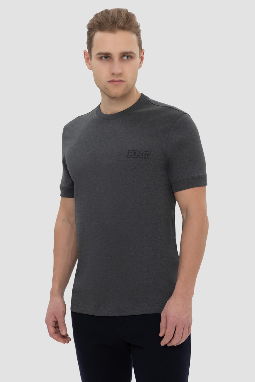 

Футболка Kiton Модель Из Коллекции Knt, Т.серый