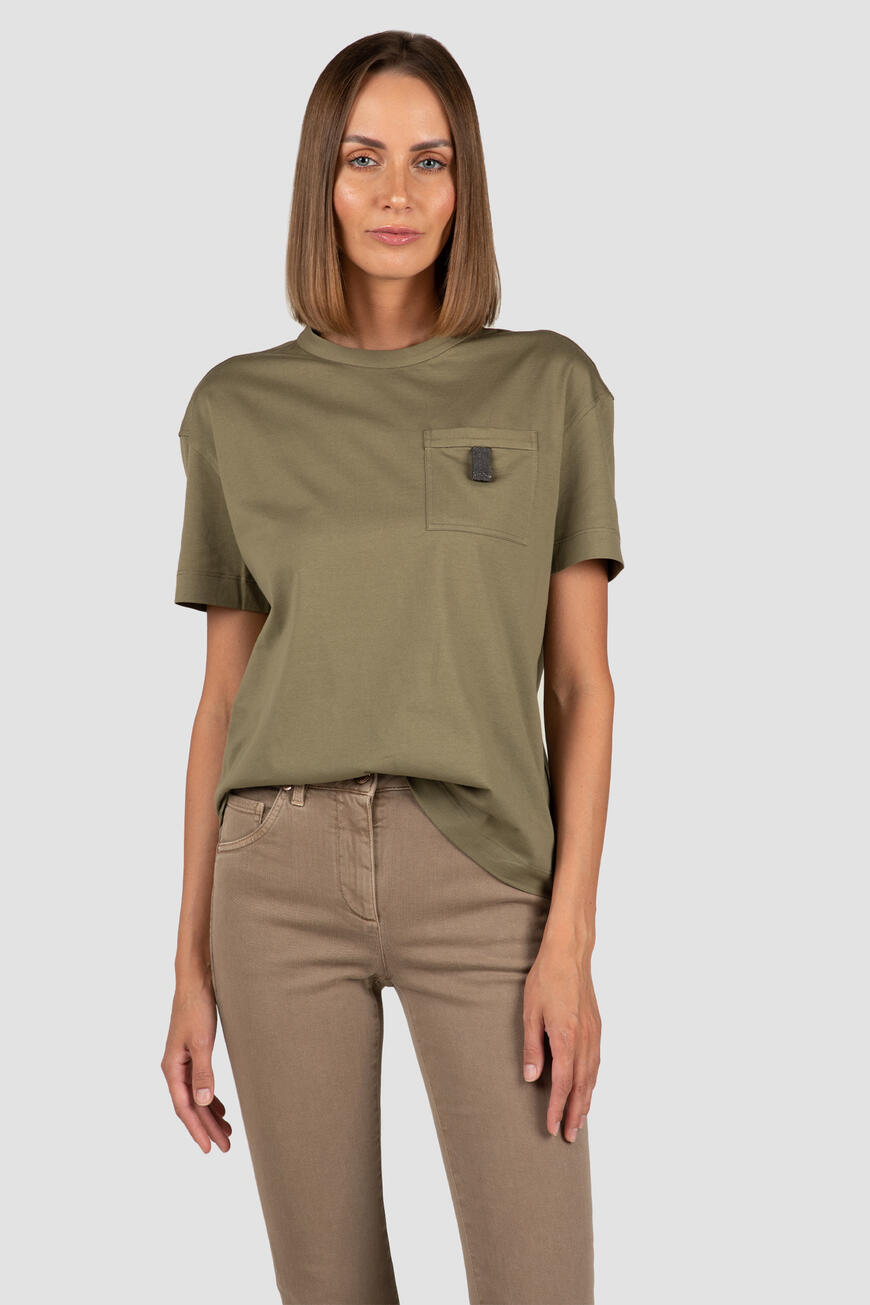 

Футболка Brunello Cucinelli, Зеленый