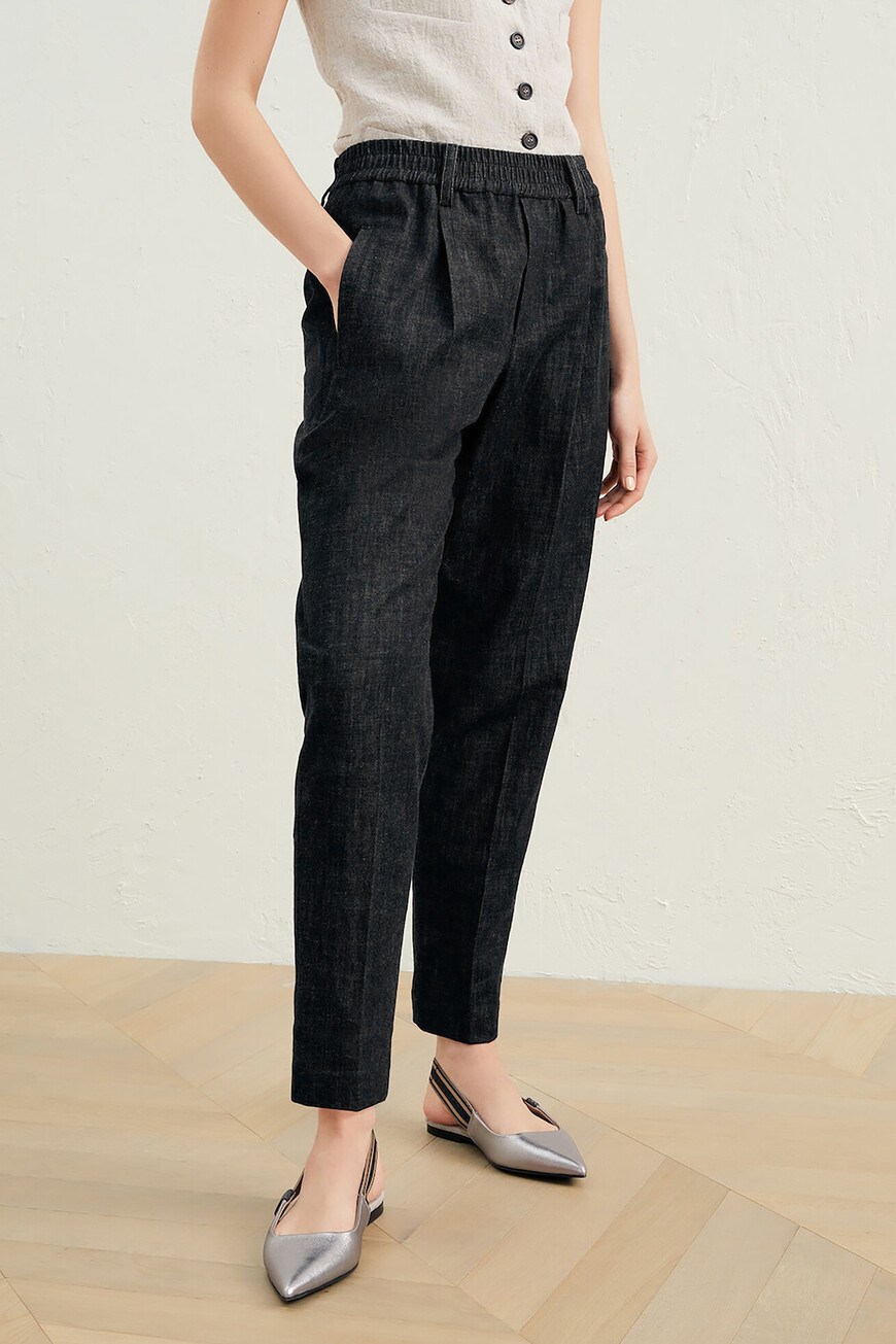 

Джинсы Brunello Cucinelli Модель Baggy, Т.синий