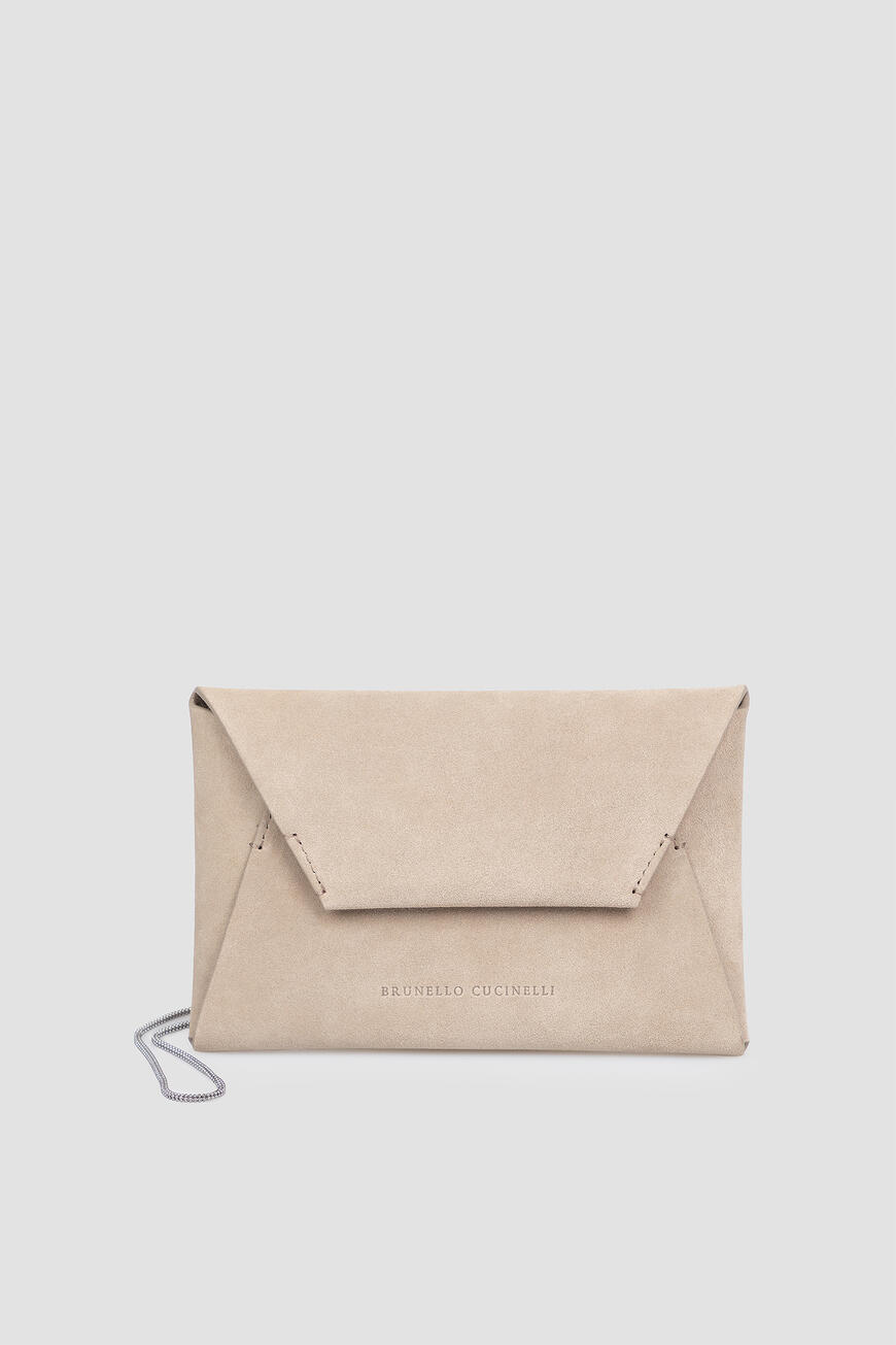 

Сумка Brunello Cucinelli Модель Envelope, Св.бежевый