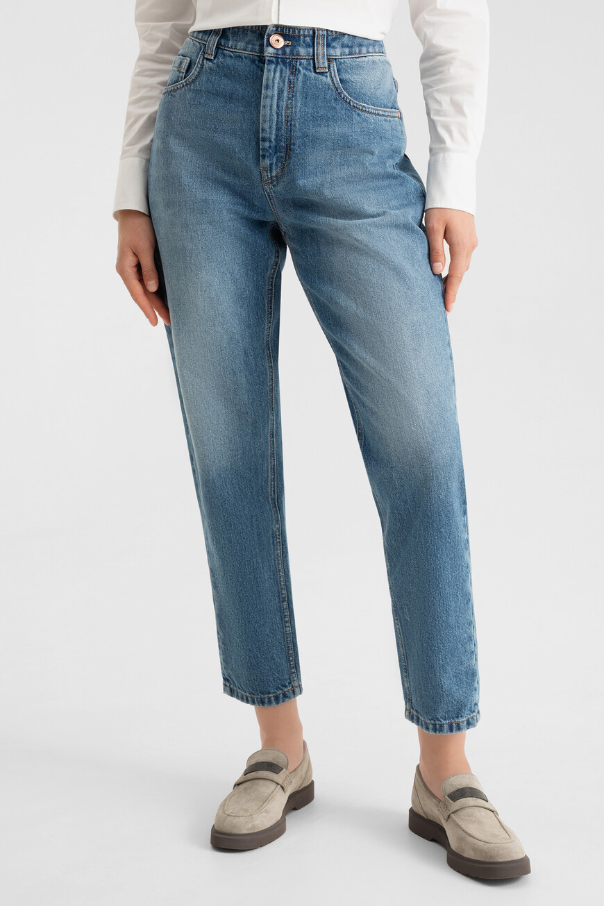 

Джинсы Brunello Cucinelli Модель Skater, Св. синий