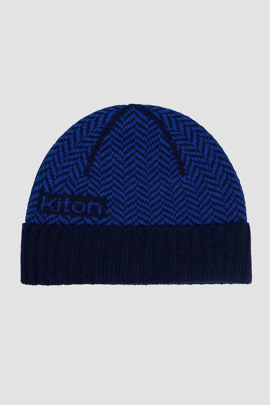 

Шапка Kiton, Синий/т.синий