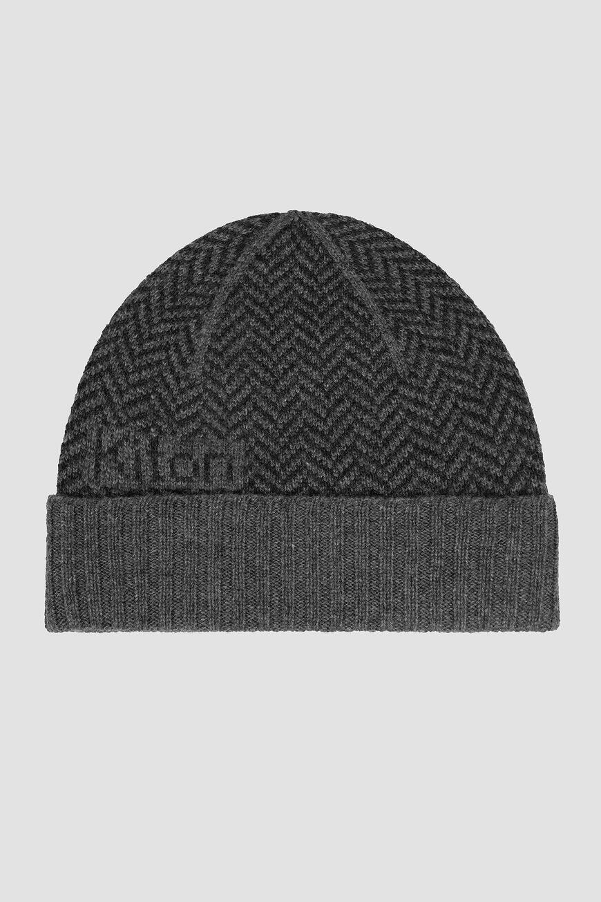 

Шапка Kiton, Серый/т.серый