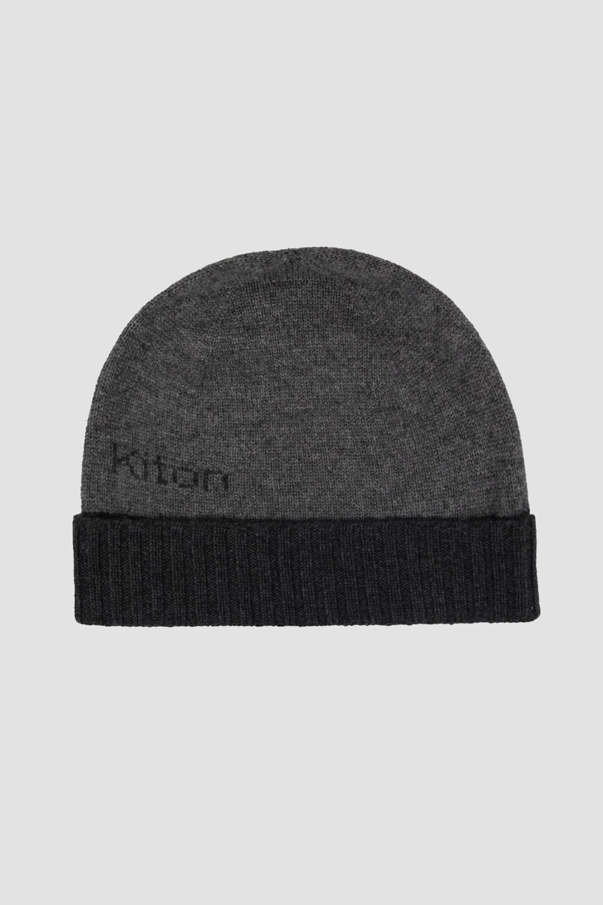 

Шапка Kiton, Серый/т.серый