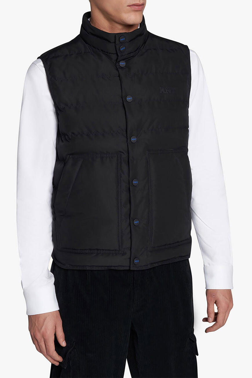 

Жилет Kiton Модель Из Коллекции Knt, Черный