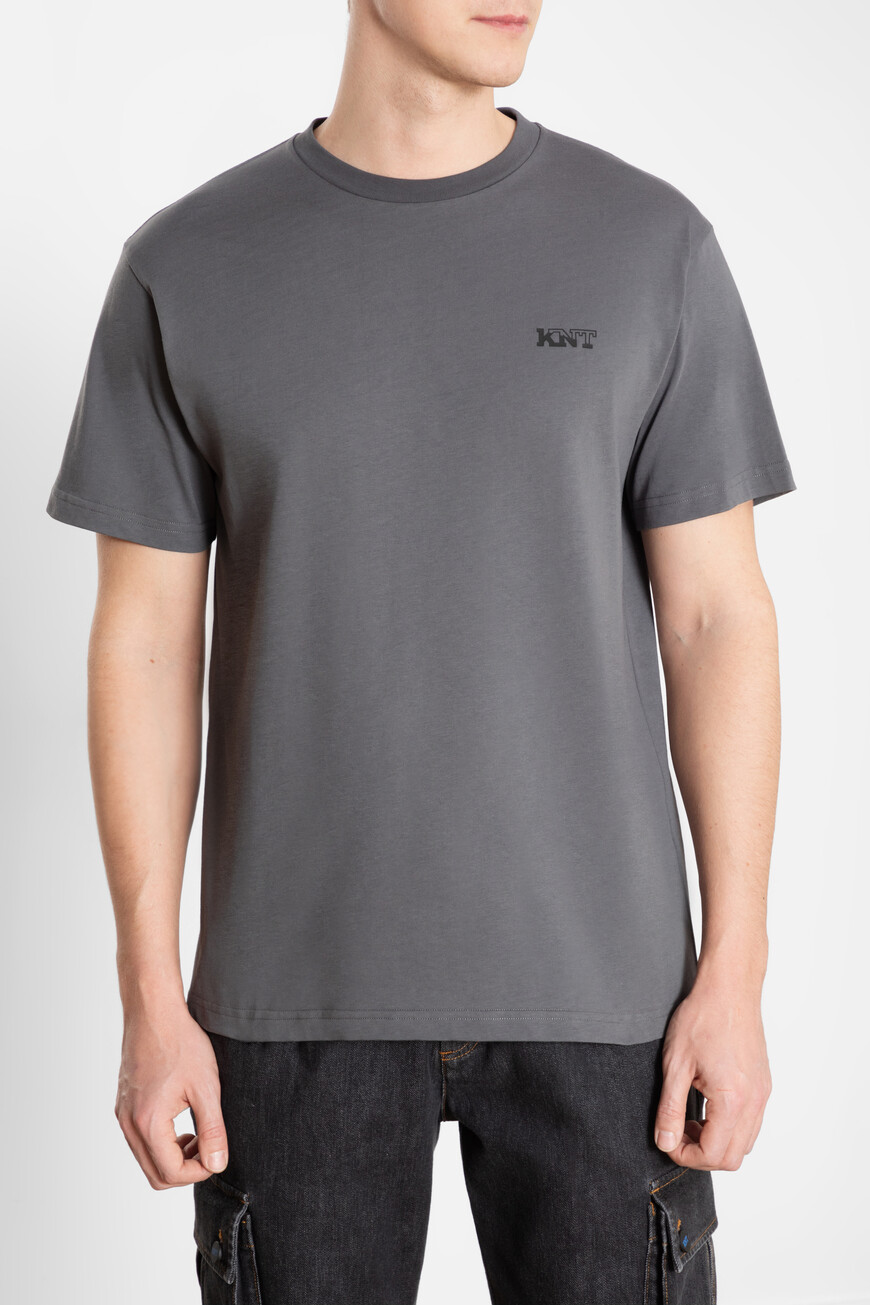 

Футболка Kiton Модель Из Коллекции Knt, Серый