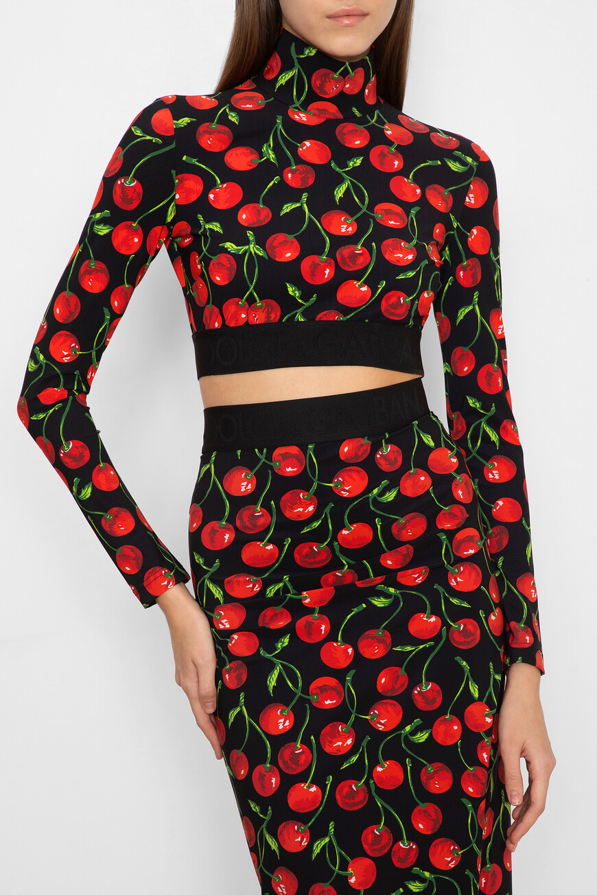 

Топ Dolce & Gabbana Модель Из Коллекции Black Sicily, Черный/красный