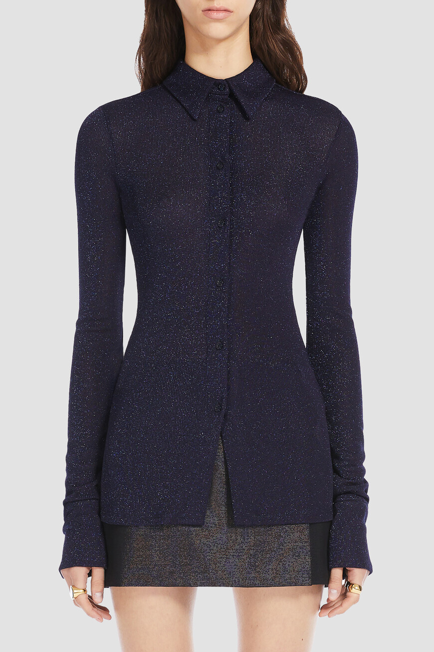 

Рубашка Max Mara, Т.синий