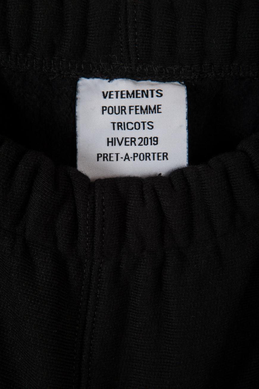 VETEMENTS 66500 WAH19PA107 BLACK LS.NET.RU